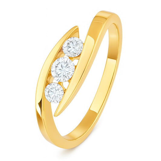 Bague AÏCHA en or et zirconia