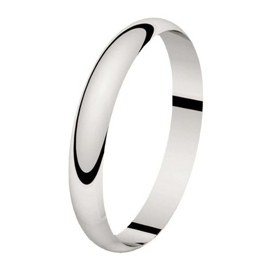 Alliance CLASSIQUE DEMI-JONC PLUME 35 en or blanc 18 carats (3670079602740)