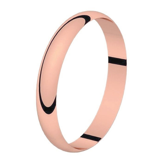 Alliance CLASSIQUE DEMI-JONC PLUME 35 en or rose 18 carats (3670085042228)