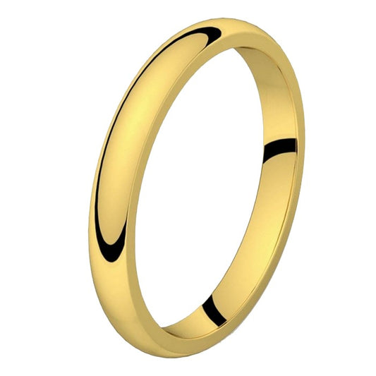 Alliance CLASSIQUE RUBAN BOMBÉE CONFORT 40 en or 18 carats (855440195636)