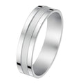 Alliance HARMONIE polie et sablée en argent massif 925