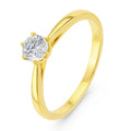 Bague HELIA 6 en or et zirconia