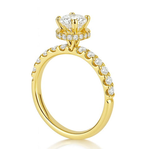 Bague MAYA en or et zirconias