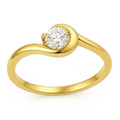 Bague ZELIA en or et zirconia