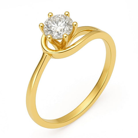 Bague RAFNA en or et zirconia
