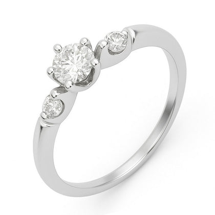 Bague PRINCESSE en Argent 925 et zirconia
