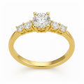 Bague BABEL en or et zirconia