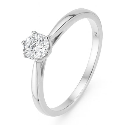 Bague HÉLIA 6 en argent 925 et zirconia