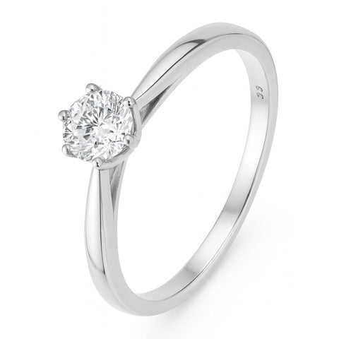 Bague HÉLIA 6 en argent 925 et zirconia