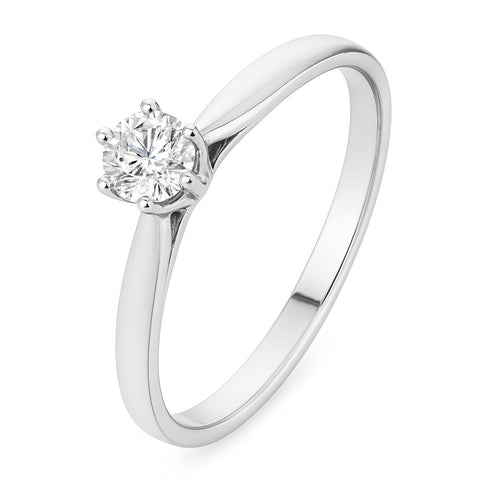 Bague CLASSIQUE 6 en argent 925 et zirconia