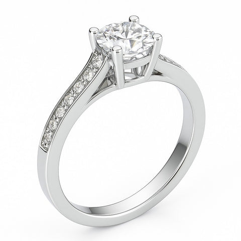 Bague DARLÈNE en Argent 925 et zirconia