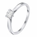 Bague MON COEUR en argent 925 et zirconia