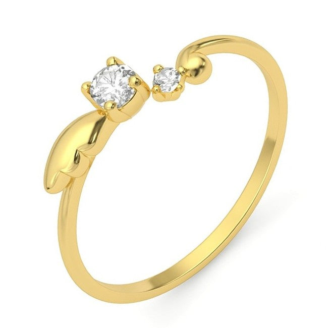 Bague P'TIT ANGE en or et diamant 0,15 ct