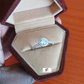 Bague MON TRÉSOR en or blanc et zirconia