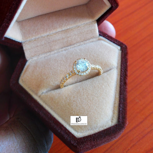 Bague MON TRÉSOR en or et zirconia