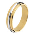 Alliance J.C en or jaune et or blanc 18 carats (3676391899188)