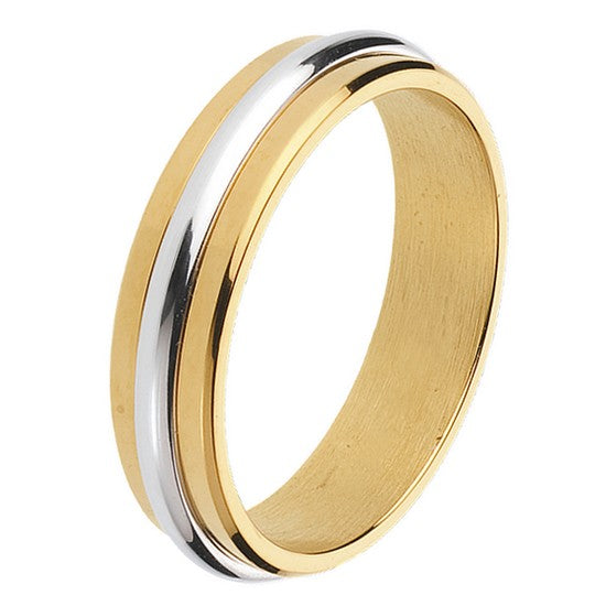 Alliance J.C en or jaune et or blanc 18 carats (3676391899188)