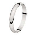 Alliance CLASSIQUE DEMI-JONC PLUME 35 en or blanc 18 carats (3670079602740)