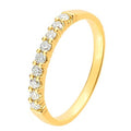 Alliance demi-tour diamant 0,36 ct serti griffe en or 18 carats (5008799203466)