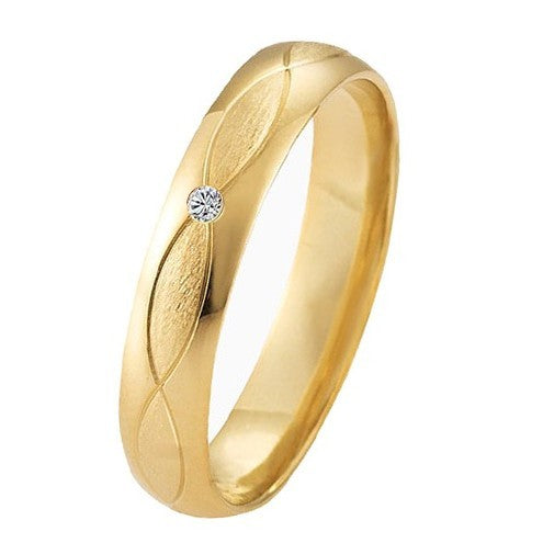 Alliance AMOUR INFINI en or et diamant 0,07 ct