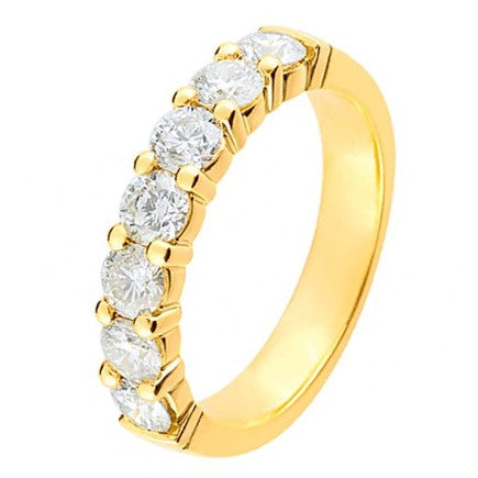 Alliance demi-tour diamant 0,70 ct serti griffe en or 18 carats (5022721769610)
