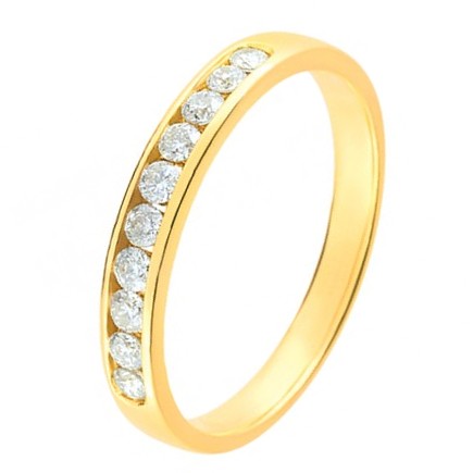 Alliance demi-tour diamants en or (5023368118410)
