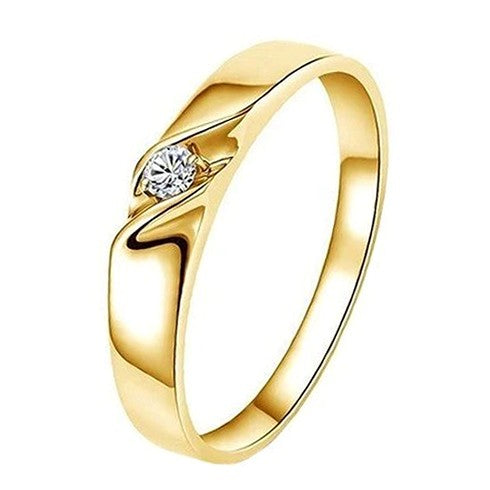 Alliance VAGUE D'AMOUR en or et diamant 0,15 ct