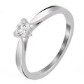 Bague MON CŒUR en or blanc et diamant 0,17 ct (4778007167114)