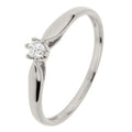 Bague SYMBOLE 6 en or blanc et diamant 0,15 ct