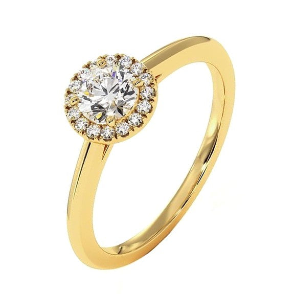 Bague MALAÏKA en or et zirconias