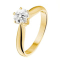 Bague ONE 6 en or et zirconia