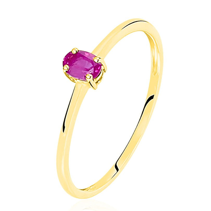 Bague NESRYNE en or et rubis