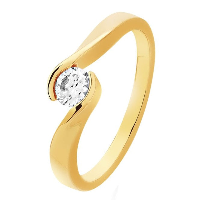 Bague NELLY en or et diamant 0,30 ct (4746468491402)