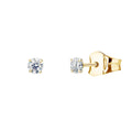 Boucles d'oreilles PUCES CLASSIQUES 4 en or et diamants 0,14 ct (1501794107444)