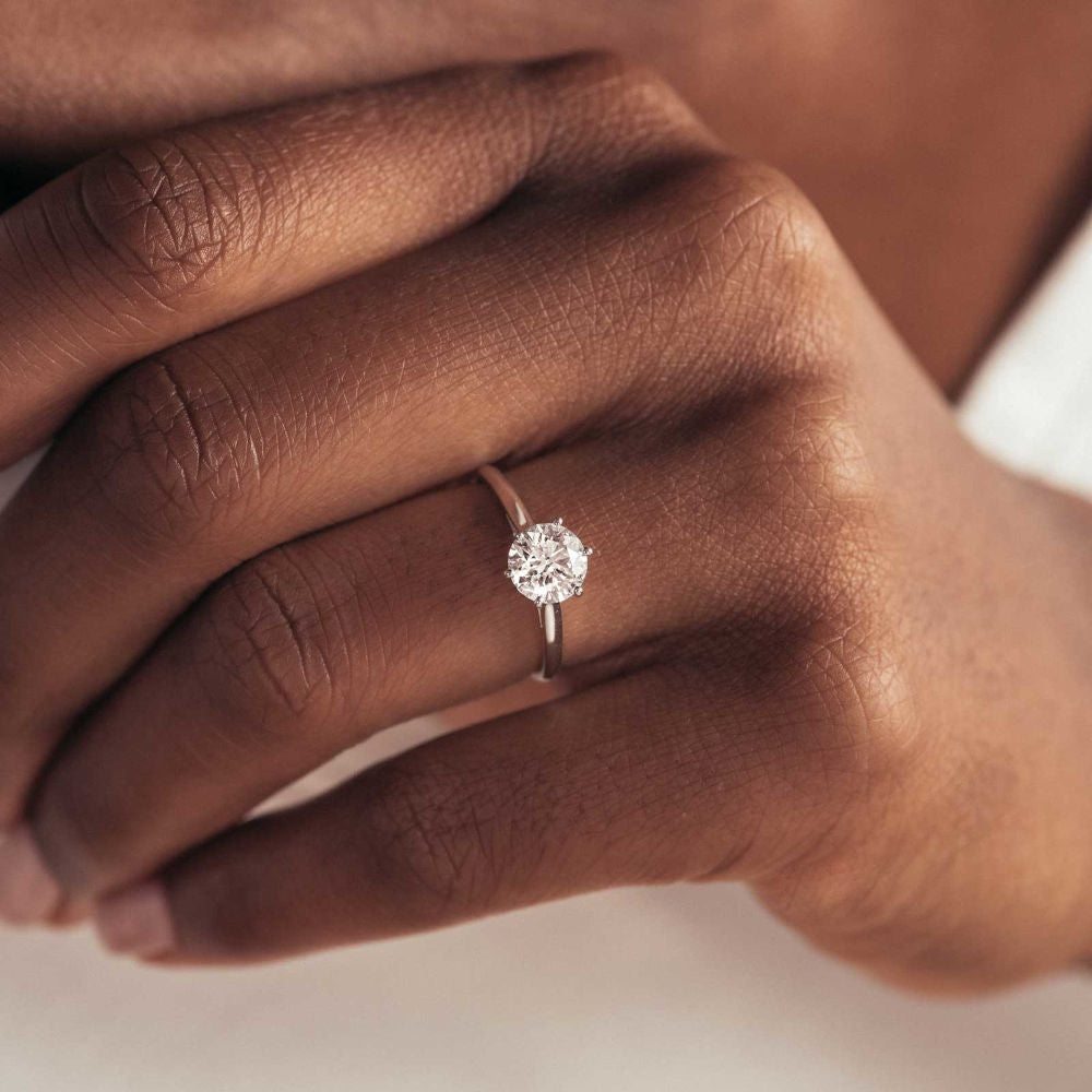 Bague NÉLYA en or blanc et zirconia