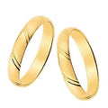 Duo alliances STRIÉES en or 18 carats (5058676261002)