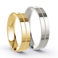 Duo d'alliances HARMONIE, en or et argent