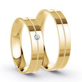 Duo alliances HARMONIE en or et zirconia