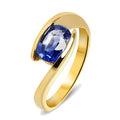 Bague de fiançailles en or et saphir (4493925351562)