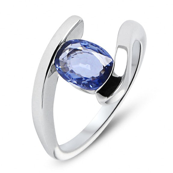 Bague de fiançailles en or blanc et saphir (4795719876746)
