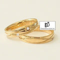 Duo alliances AMOUR INFINI en or et diamant (1220222877748)