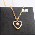 Collier diamants MON CŒUR en or 18 carats (1584380837940)