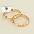 Duo d'alliances CLASSIQUES DEMI-JONC en or jaune 18 carats (1203862274100)