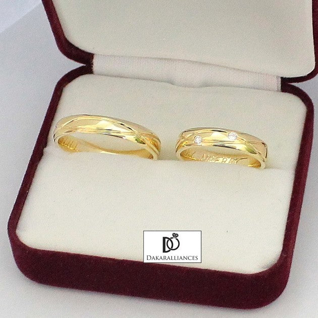 Duo alliances amour infini en or et diamant (1219569123380)
