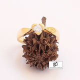 Bague MON CŒUR en or et zirconia (1701538168884)