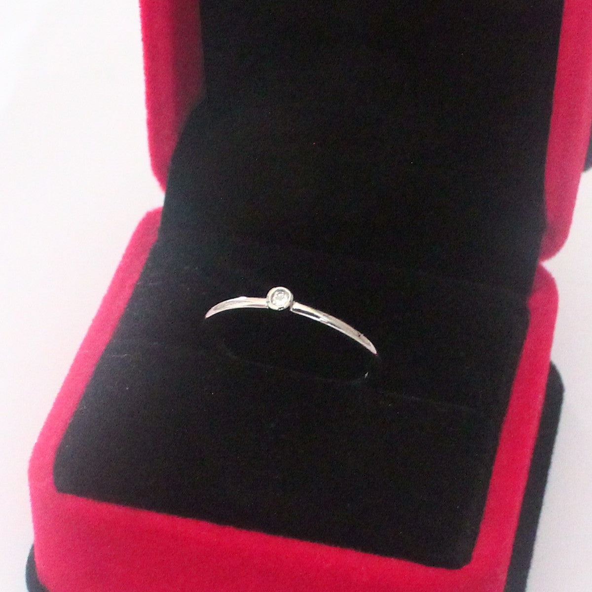 Bague MARIE-JULIE en or blanc et diamant 0,07 ct (3685903728692)