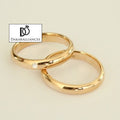 Duo alliances CLASSIQUES DEMI-JONC en or et diamant (4369151131786)