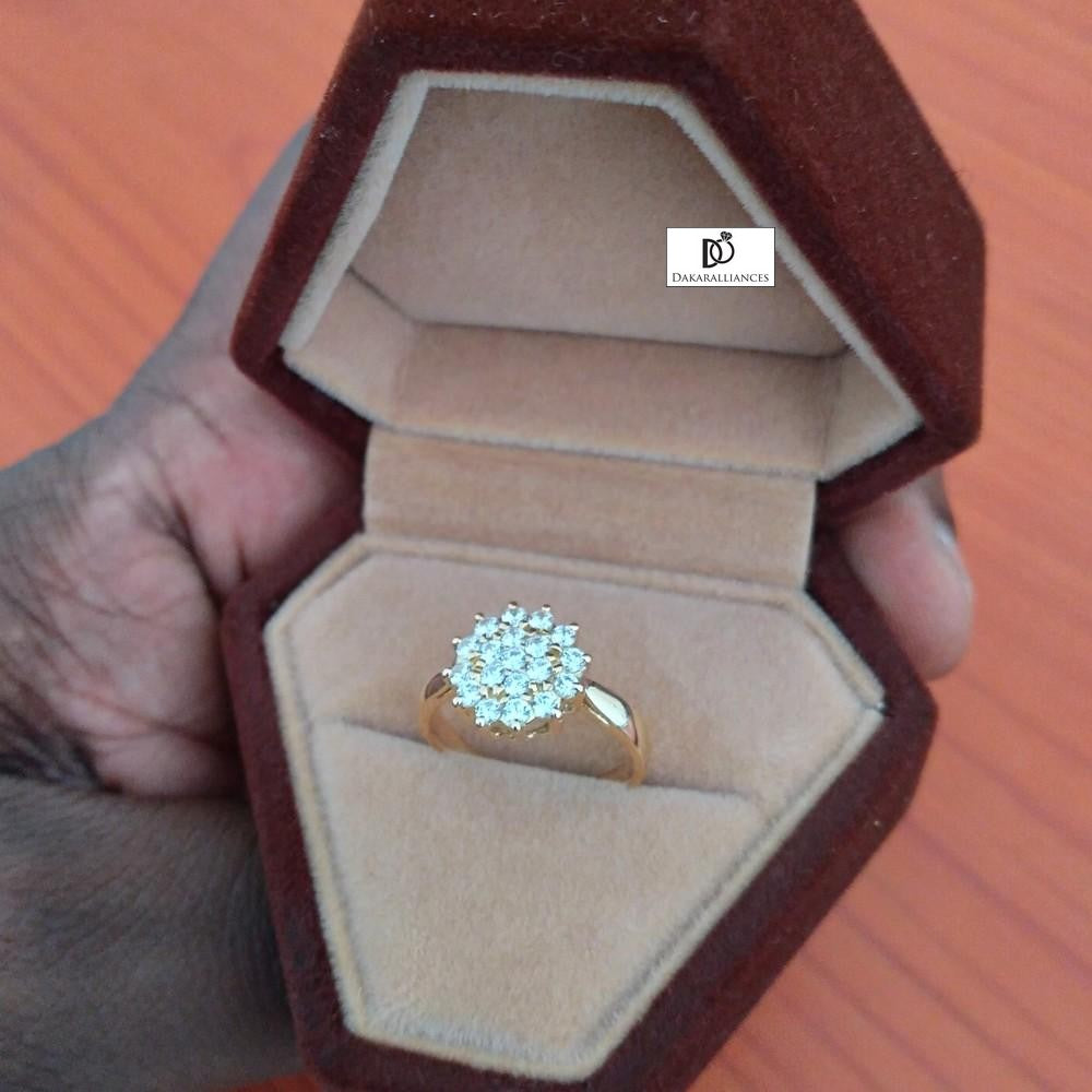 Bague AMINA en or et diamants