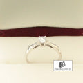 Bague CLASSIQUE 4, en or blanc et diamant (1201795792948)