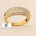 Bague pavage diamants en or (4911763980426)